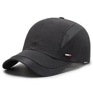 Wholesale High Quality Design Your Logo New Nylon Mesh Breathable <b>Duck</b> Beak Fashion Sport Visor Sun <b>Hat</b> Snapback Baseball Cap - Product Image 2