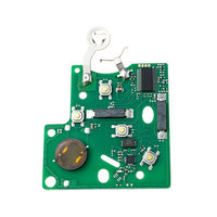 Clé de voiture intelligente à distance 4 boutons avec puce PCF7945 4A 433Mhz pour Renault Clio 4 Captur, entrée sans clé passive, télécommande mains libres
