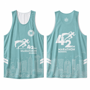 Camiseta de Sublimación Personalizada para Mujer, para Maratón, Carrera de 42k, Evento Deportivo, Chaleco de Equipo, Camiseta de Club de Running - Product Image 4