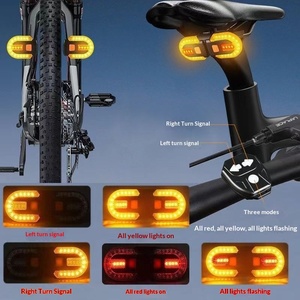 Bike Turn Signal Rear <b>Light</b> Remote <b>Lights</b> Rechargeable <b>Bicycle</b> Lamp Bike Wireless Indicators Back Led Scooter Tail <b>Light</b> - Product Image 3
