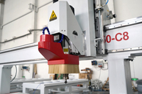 Routeur CNC A8 4 axes ATC à tête pivotante, homologué CE, direct usine, 9 kW, ISO30, Syntec, magazine à 8 outils