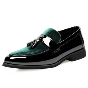 Zapatos Oxford de Oficina para Hombre, Parte Superior de Cuero PU, Punta Cuadrada, Correa con Hebilla, Zapatos de Vestir Formales Ligeros - Product Image 1