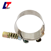 Collier de serrage en T en acier inoxydable, Super collier de serrage avec ressort