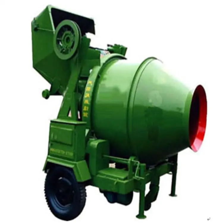 JZC350 Concrete Mixer Mini Pump Hand Concrete Pump Mixer Pump With Diesel Drum For Cement Sand Stone