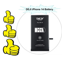 Batterie de remplacement en polymère DEJI pour iPhone 14, batterie de téléphone portable de haute qualité