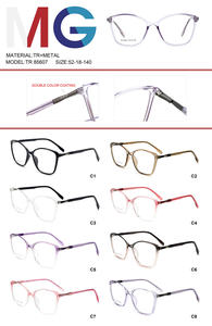 ヴィンテージラウンドメタルフレームスタイリッシュアイグラスフレームブルーライトブロッキングパーソナリティ新しいメタルフレームメンズレトログラス - Product Image 5