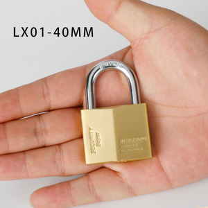 LX01 — serrure diamant chinoise en cuivre, 40mm, haute qualité, bloc de verrouillage personnalisé, Type diamant, europe, déverrouillage - Product Image 2