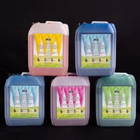 Liquide de brouillard coloré 2L pour effets spéciaux, huile de fumée pour événements, fêtes, clubs, machine à brouillard dense et coloré à haute performance