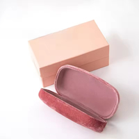 Étui à lunettes en cuir PU personnalisé Huali, boîte de rangement rigide pour lunettes de soleil, emballage de lunettes de qualité supérieure, coffret cadeau, vente en gros