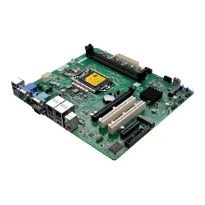 LGA1155 langsung dari pabrik Server HD + VGA mendukung I3 I5 I7 prosesor DDR3 ATX industri B75/Q77 Motherboard dengan 2 * LAN 11 * USB