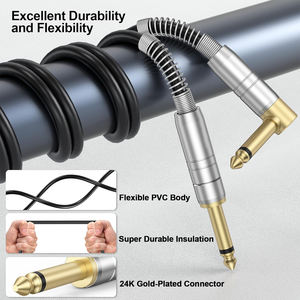 <span class=keywords><strong>Cable</strong></span> Trenzado Silencioso <span class=keywords><strong>para</strong></span> Guitarra de Venta al por Mayor de Fábrica con Conector <span class=keywords><strong>Jack</strong></span> <span class=keywords><strong>para</strong></span> Guitarra Eléctrica y <span class=keywords><strong>Bajo</strong></span> - Product Image 6