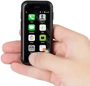 Ponsel cerdas Mini anak-anak SOYES XS11, ponsel terkecil 2.5 inci layar sentuh IPS 3G Android ponsel pintar Mini