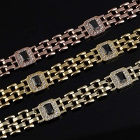 Collier de mode en gros pour femmes, collier en acier inoxydable pour hommes, or 14 carats