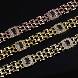 Collar de Moda al por Mayor para Mujer, Collar de Acero Inoxidable para Hombre, Oro de 14k - Product Image 2