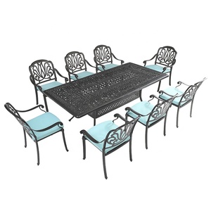 Poltrona <span class=keywords><strong>balcone</strong></span> tavolo <span class=keywords><strong>da</strong></span> pranzo <span class=keywords><strong>e</strong></span> sedia Set di lusso giardino esterno Patio a bordo piscina Hotel Villa bar ristorante mobili - Product Image 6