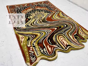 Tapis en laine persan de luxe moderne personnalisé grand design tendance irrégulier pour le sol de la maison pour le salon, la salle à manger, la chambre à coucher et l'hôtel - Product Image 6