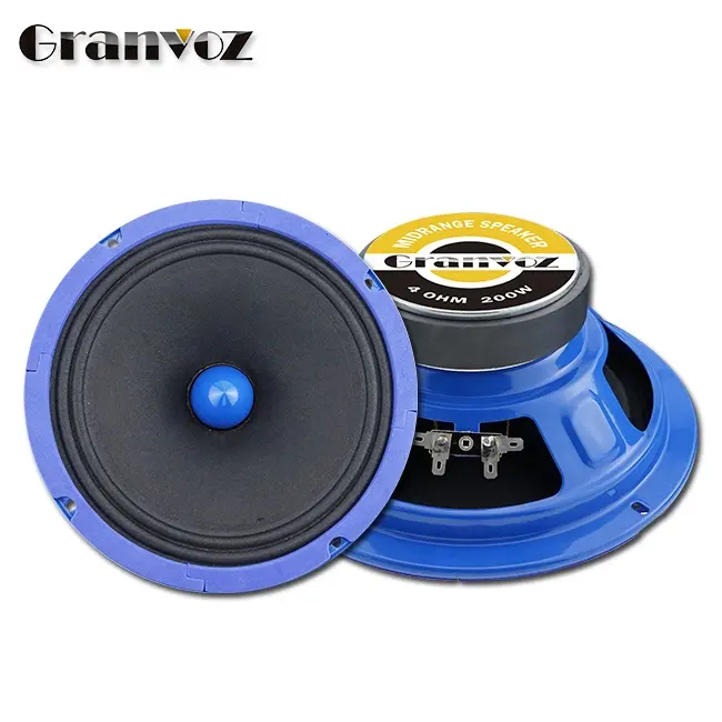 12 Inch Midrange Speaker Blue Bullet Stalen Frame Mobiele Auto Audio