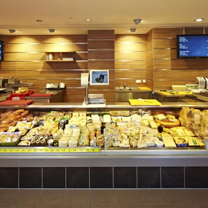 <span class=keywords><strong>Boucherie</strong></span> et charcuterie Équipement pour supermarché Comptoir de service de supermarché Vitrine d'aliments chauds Deli Case - Product Image 1