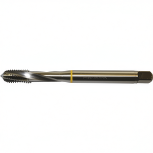 Macho de roscar estándar Ta1470 sin recubrimiento, helicoidal de 15 grados para orificios ciegos, tolerancia 6H, machos y terrajas - Product Image 2