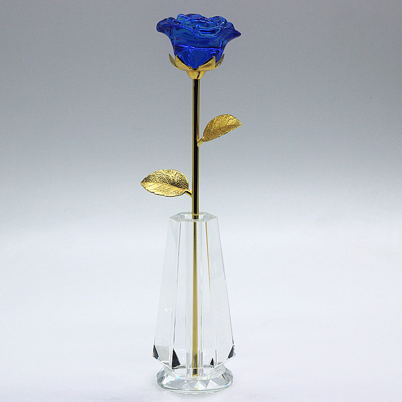 Vase bleu coloré