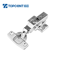 Charnières hydrauliques à fermeture douce pour placards de cuisine 3D, finition nickel, modernes, pour salon, chambre, bureau à domicile