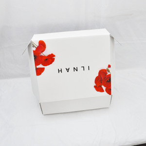 Scatole di spedizione di fiori in cartone ondulato E-Commerce bianco personalizzato per abbigliamento cartaceo regalo per il tuo Logo - Product Image 1