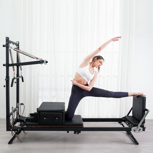Lit de Pilates Professionnel Pliable et Semi-Surélevé pour le Renforcement Musculaire à Domicile, Appareil Innovant avec Tour pour Pilates - Product Image 6
