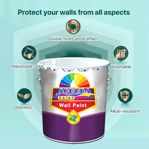 Custom Color Latex <b>Paint</b> Strong Coverage Decorative Acrylic <b>Coating</b> For Hotel Villa Bedrooms Wall <b>Paint</b> - Product Image 2
