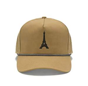 Gorra de Béisbol Bordada con la Torre Eiffel, Logotipo Personalizado, Ajustable, de Algodón, Estilo Dad Hat, Múltiples Colores para Hombre y Mujer - Product Image 3