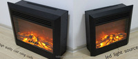 Cheminée électrique de 700 mm, insert chauffant, flammes réalistes, télécommande, adaptée aux enfants, décoration intérieure, hôtel, maison, protection contre la surchauffe