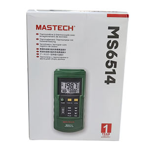 <span class=keywords><strong>Mastech</strong></span> MS6514 Thermomètre thermocouple numérique T1 T2 Enregistreur de température double canal Thermocouple Compteur de température - Product Image 6