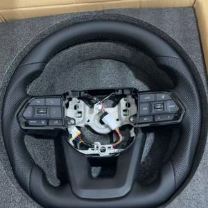 Volante Deportivo de Cuero Negro para <span class=keywords><strong>Lexus</strong></span> <span class=keywords><strong>LC</strong></span> <span class=keywords><strong>500</strong></span> 500h 2016-2026, Mejora Interior, Volante Personalizado - Product Image 3