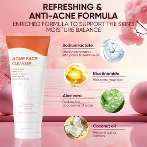 <span class=keywords><strong>Nettoyant</strong></span> Visage Anti-Acné Marque Blanche, Formule Naturelle à l'Arbre à Thé, Exfoliant Doux à l'<span class=keywords><strong>Acide</strong></span> <span class=keywords><strong>Salicylique</strong></span> - Product Image 5