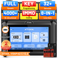 Escáner Automotriz XTOOL X100PADS, Inmovilizador, Llave Inteligente, Máquina de Diagnóstico de Automóviles con Programación de Llaves, Herramienta de Reinicio EEPROM IMMO
