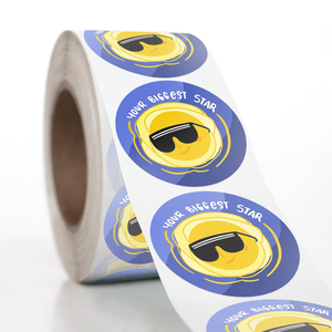 สติกเกอร์ไวนิลแบบม้วน พิมพ์ลายวงกลม กันน้ำ ติดด้วยกาวในตัว - Product Image 2