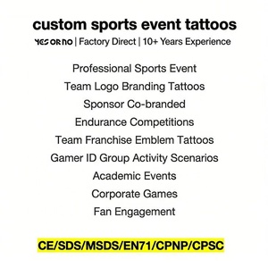 Tatuaggi Temporanei Personalizzati per Branding Aziendale | Eventi Sportivi |   Logo della Squadra |   Impermeabile ed ecologico |   Ordini all'ingrosso disponibili - Product Image 2