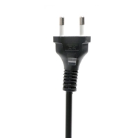 Cable de Extensión de Fábrica, Enchufe Brasileño de 2 Pines, Conector de Cable de Alimentación, Cable de CA de 2 Clavijas, Cable de Alimentación Universal