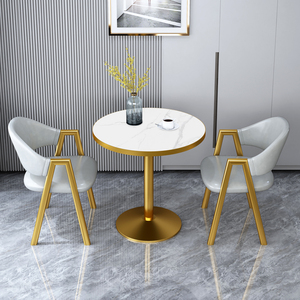 Light Luxury <strong>Small</strong> Coffee <strong>Table</strong> Chair Negotiation Set for Home Apartment Hotel Reception Area Balcony Leisure Use <strong>Dining</strong> <strong>Tables</strong> - Product Image 4