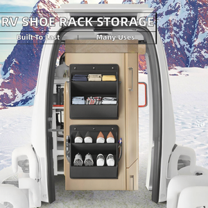 Bolsas de Almacenamiento para Armario de Autocaravana, Modernas, de Lona, para Montar en la Pared, con Bolsillos Grandes y Profundos - Product Image 2