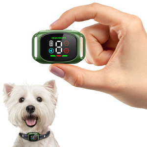 Collar de perro recargable de alta calidad, pantalla <span class=keywords><strong>LCD</strong></span> inteligente, 3 modos, descarga eléctrica, tapón de ladridos efectivo, Control antiladridos para mascotas - Product Image 3