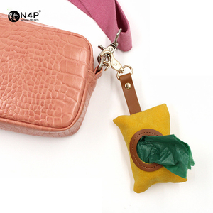 N4P 친환경 창의적인 새로운 휴대용 야외 산책용 반려동물 배변봉투-캔버스 걸이형 가볍고 튼튼한 방수 강아지 배변봉투 - Product Image 1