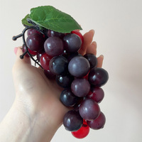 Fruits artificiels, raisins, décorations de fruits en résine réalistes, 10 cm, écologiques, colorés, cuisine, maison, Saint-Valentin