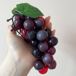 Fruits artificiels, raisins réalistes, fausses raisines, imitation de fruits en plastique, décorations pour la cuisine, la maison, accessoires de photographie, ornements - Product Image 2