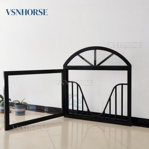 Cửa sổ ngựa ổn định ngoài trời cửa sổ chuồng ngựa thép chắc chắn với hệ thống mở bản lề trơn tru cho trung tâm cưỡi ngựa - Product Image 1