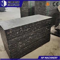 Palettes en plastique de palette de machine de bloc de gmt renforcé par tapis de fibre de verre de haute résistance pour la machine de fabrication de bloc de brique