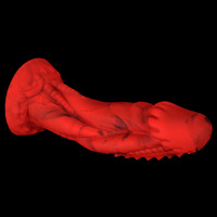 Vente en gros d'usine : Godemiché souple en forme de Dragon et Qilin avec plug anal pour femmes, jouet sexuel 100% étanche en silicone liquide