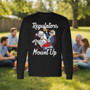 Maglietta a Maniche Lunghe con Collo Rotondo Regulators Mount Up, Unisex per Adulti, Abbigliamento Promozionale - Product Image 3