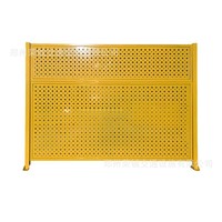 Malla de Aislamiento para Talleres y Almacenes, Placa Perforada, Valla de Protección, Equipo de Seguridad para Fábricas, Protección Móvil