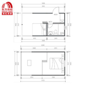 YUHONG <span class=keywords><strong>VILLA</strong></span> HMW002 Maison moderne préfabriquée Petite maison préfabriquée prête à l'emploi à vendre - Product Image 2