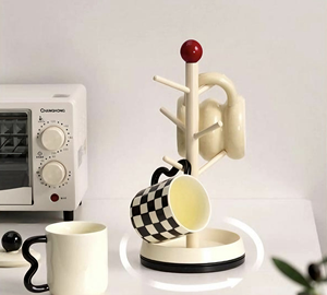 <span class=keywords><strong>Porte</strong></span>-gobelet et <span class=keywords><strong>porte</strong></span>-<span class=keywords><strong>bijoux</strong></span> en <span class=keywords><strong>bois</strong></span> de style crème, moderne, simple, de haute valeur, rétro, en forme de <span class=keywords><strong>branche</strong></span> d'arbre, pour un usage domestique - Product Image 3